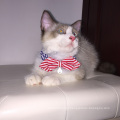 Colar Bowtie bonito para gato Atacado Collar Pet Collar reflexivo Gola Cat Bell